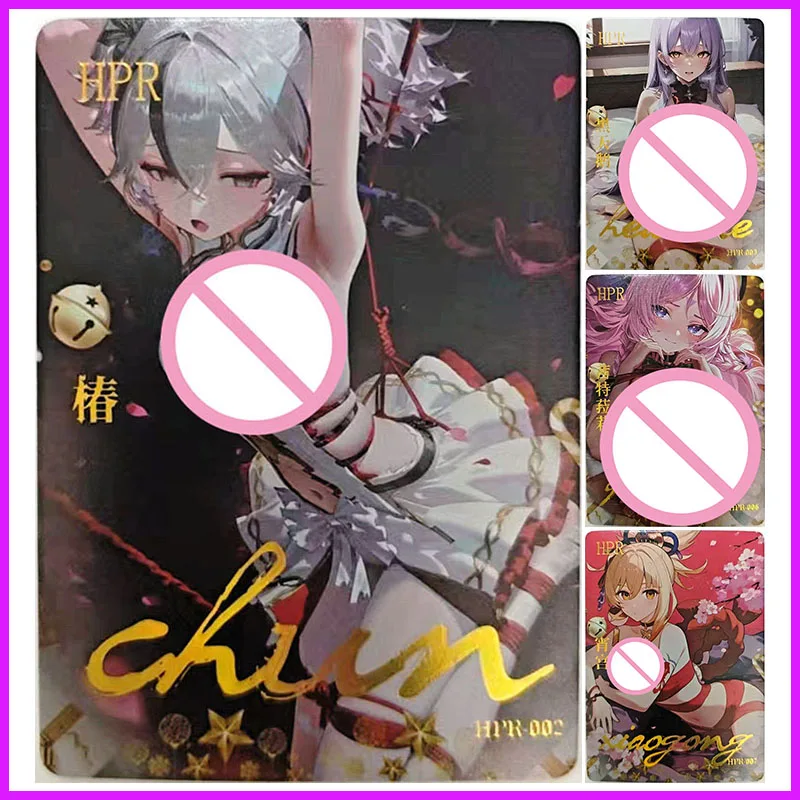 

Аниме «История богини», редкая HPR, преломляющая коллекционная карта Yoimiya Citlali, черный лебедь, камелия, игрушка для мальчика, подарок на Рождество и день рождения