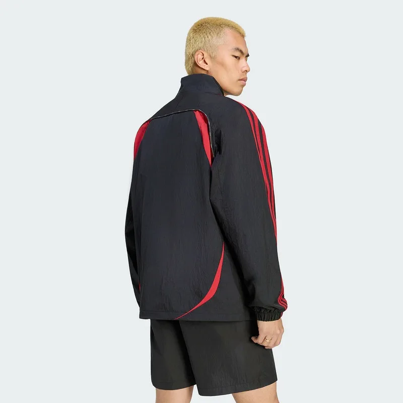 Adidas Clover Autumn Men's Street Style Stand-Up Collar Loose Sports Jacket Woven Jacket KX0819
