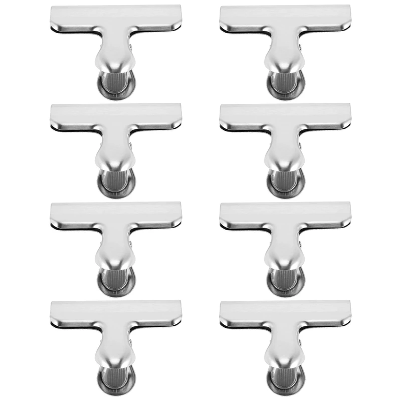 

8PCS Silver Chip Clips Large Clips Food Clip Kitchen Clips For Food Packages For Snack