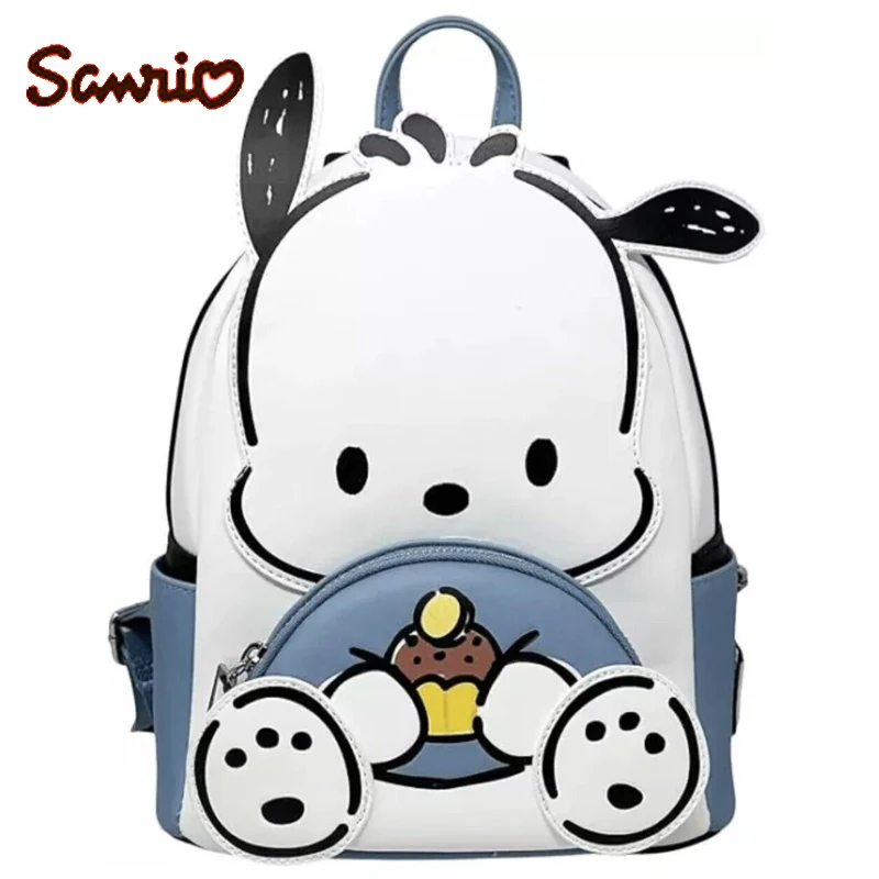 

Sanrio Hello Kitty Kuromi Melody Loungefly Creative Backpack Storage Stationery Leather Mini Student Backpack Christmas Gifts