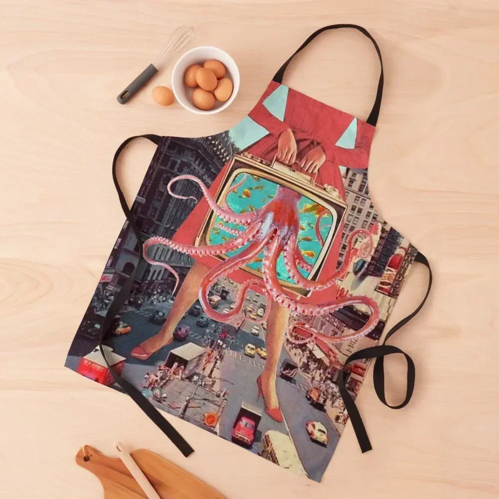 

Unleashing the octopuss Apron Kitchen For Women Barber For Women Kitchen Home And Kitchen Apron
