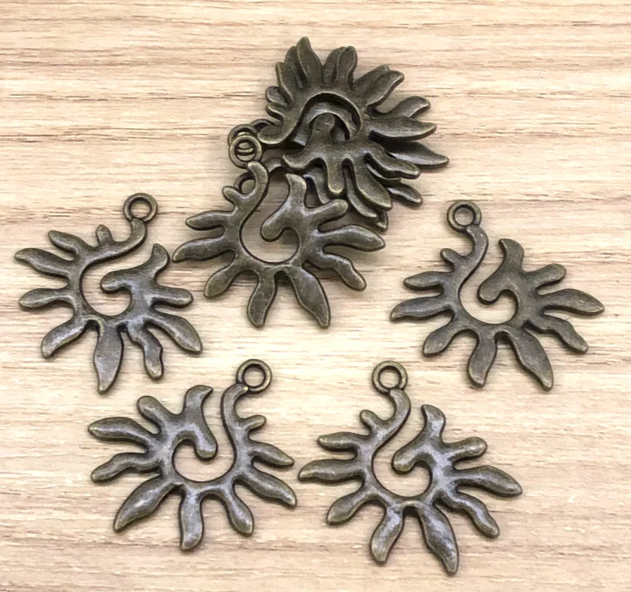 

10pcs 27*20mm Vintage charms for jewelry findings Zinc alloy metal HW3335
