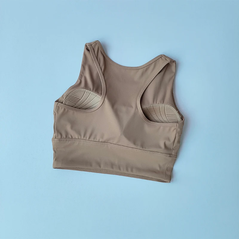 All-in-One stoßfester, kompakter Sport-BH, atmungsaktive Yoga-Weste mit Vollschale, Fitnesskleidung, Sommer-Neuheit, Fitness-BH – Detail 4