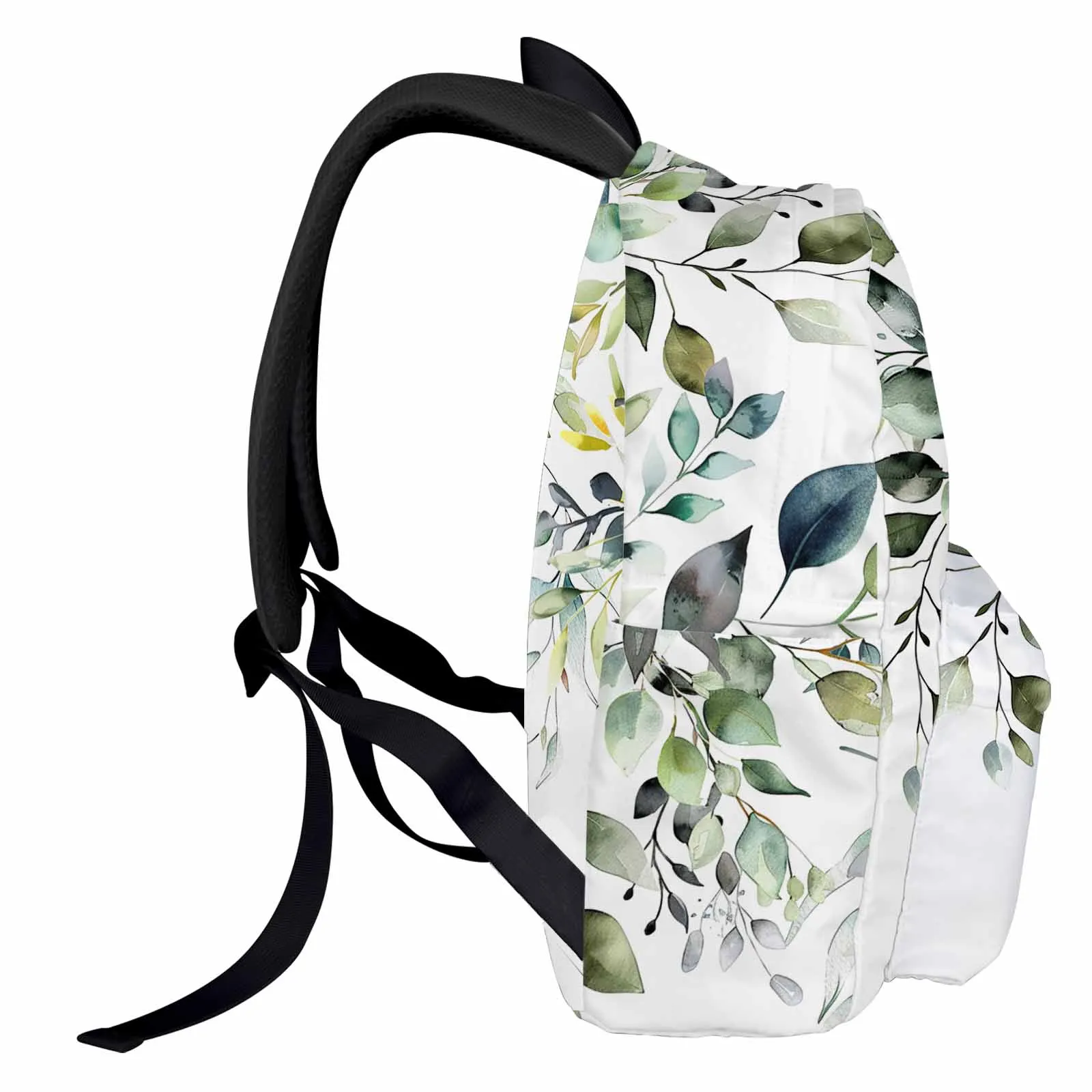 

Leaf Eucalyptus Leaf Countryside Wind Backpack Teenagers Student School Bags Laptop Custom Backpack for Men Women Travel Bag
