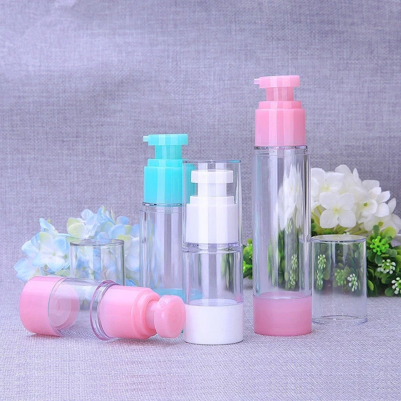 

15ml 30ml 50ml Shampoo Lotion Spray Plastic Pressed Pump Bottle Refillable Bottles Airless Bottle Empty Cosmetic Packaging