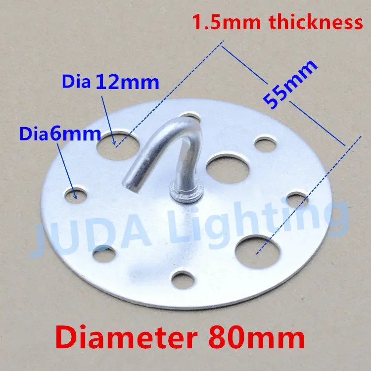 Vintage ceiling rose canopy bracket for chandeliers led bulb pendant light connector bracket broad with hook ring accessories - Image 2