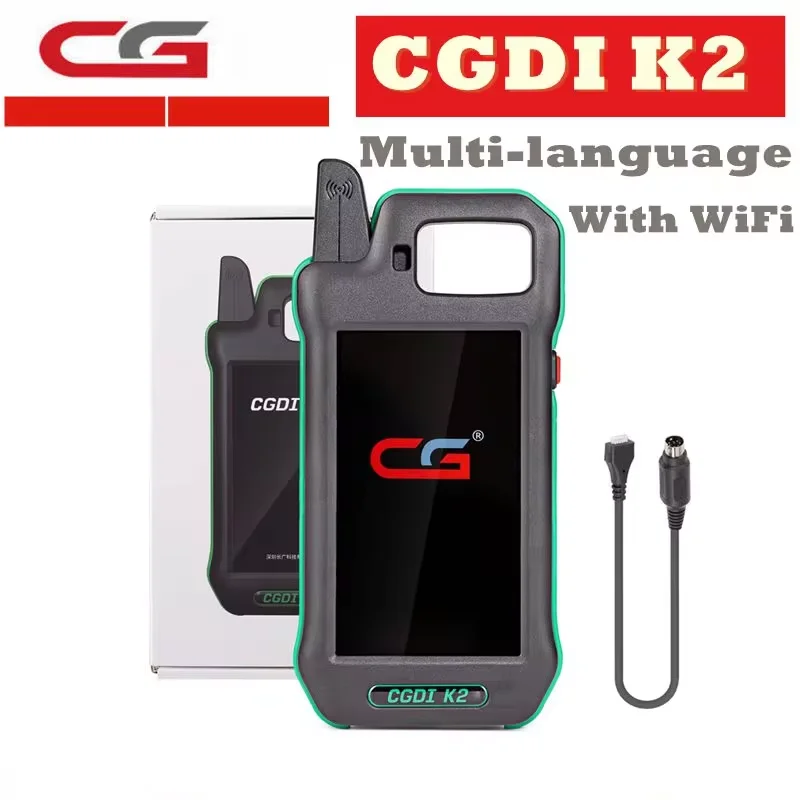 2024 WIFI CGDI K2 Professional Edition Intelligent Locksmith WiFi Key Tool Language Compatibility For multiple vehicle