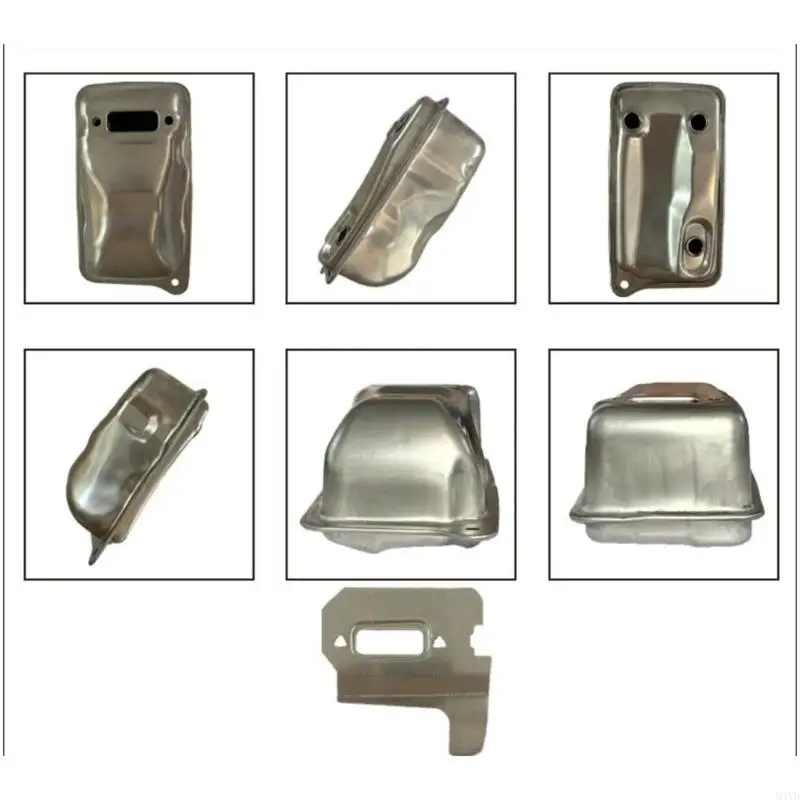 OEM استبدال البناء المعدني العادم الخمار طوقا مجموعة لوحة التبريد M4YD #4