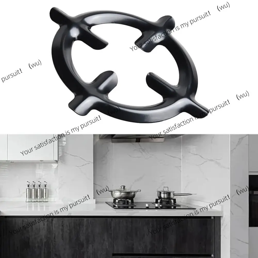 ZOCI-Kitchen Cookware Parts Black Moka Pot Shelf Iron Extended Stand Gas Stove Ring Stable Universal