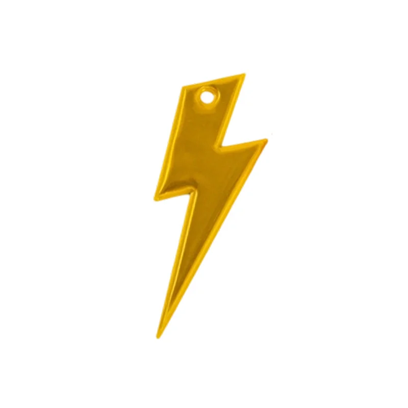 Reflective Keychains, Colorful Lightning Design