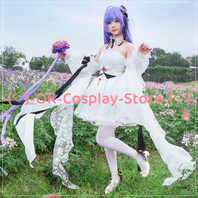 

Game Azur Lane Santiago Unicorn Wedding Dress Women Cute Cosplay Costume Halloween Carnival Uniforms Fancy Outfits Custom Made