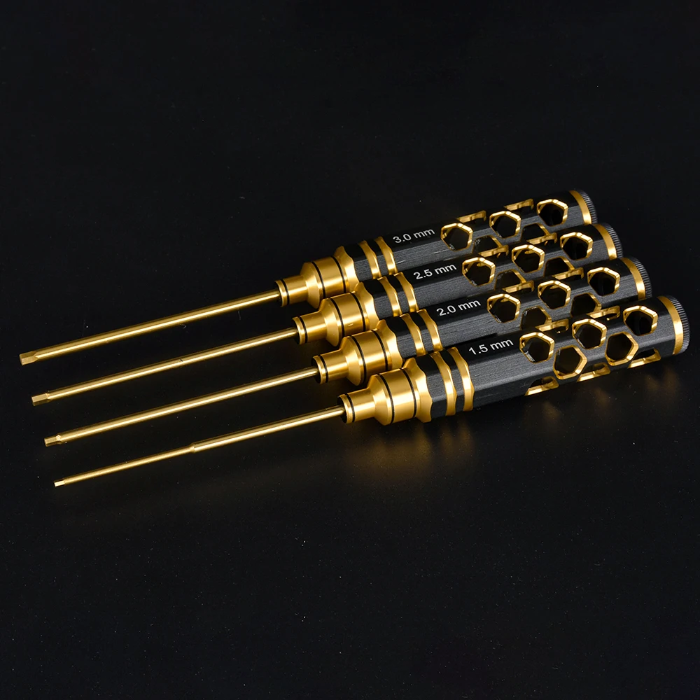 AMO RC Remote Control Model Car Repair Tool Hollow Metal Hexagon Screwdriver 1.5/2.0/2.5/3.0 #YE-D009