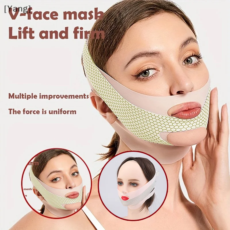 Chin Cheek Slimming Bandage Double Layer V Line Lifting Mask Face Lifting Anti Wrinkle Strap Band Sleeping Mask Beauty Health