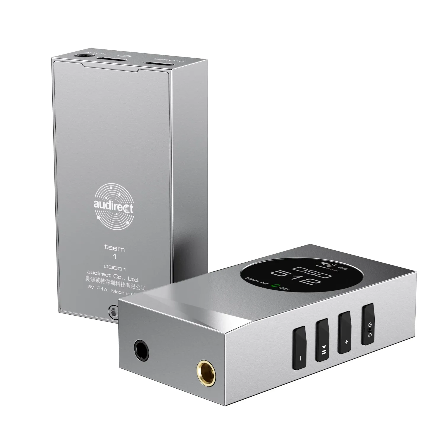 Audirect Team 1 Team1 USD DAC AMP Portable Decoding Headphone Amplifier Integrated Device DSD512 PCM768