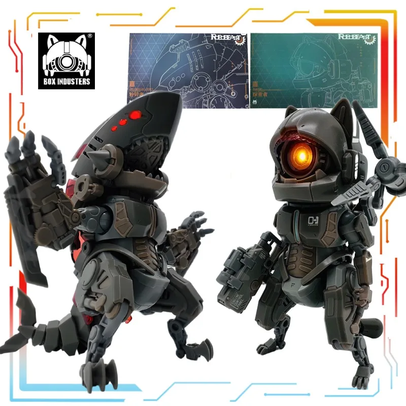 

Spot Supply ROBOBEAST Original 1/12 Assembled Model Series Neko Action Assembly Model Toys Collectible Model Gifts for Boys