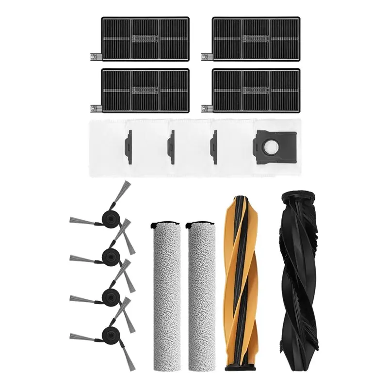 

UNCL Main Side Brush Roller Mop Dust Bag HEPA Filter(15PCS) For Dreame Mova Z60 Pro/Z60 Ultra Vacuum Spare Cleaner Replacement P