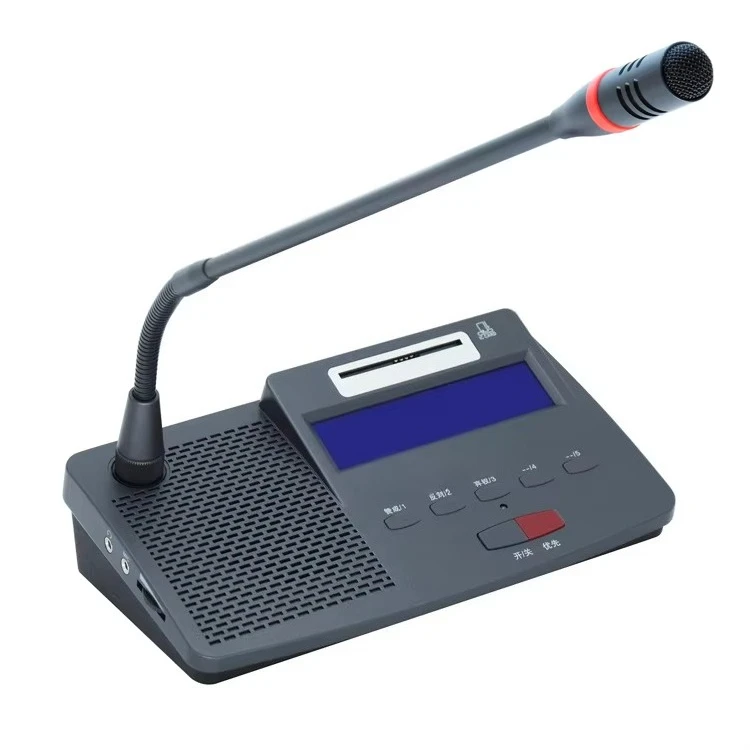 VA-500C Professional Conference System Equipment Digital  Chair Microphone Voting Gooseneck Microphone with Video