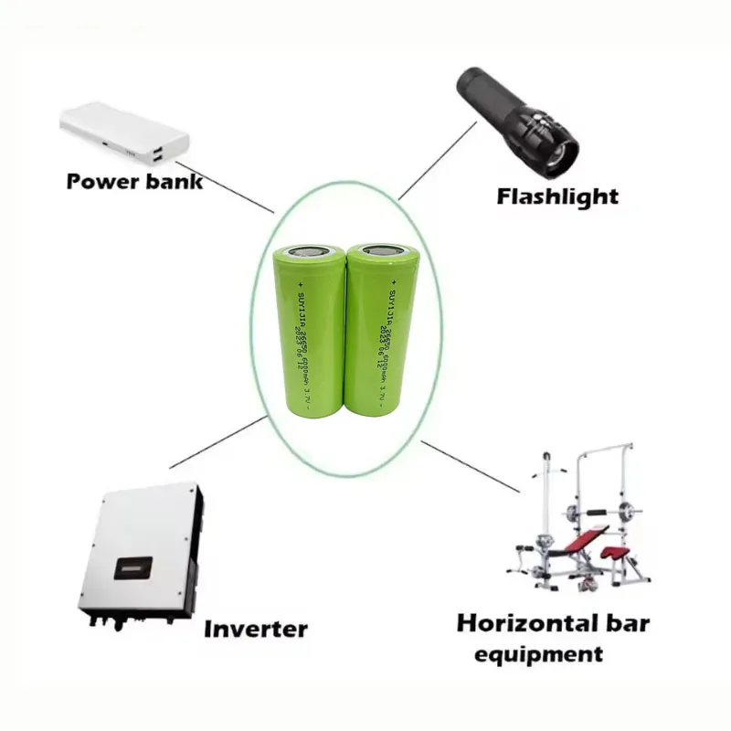 2-10pcs Lii-50A 26650 6000mah Lithium Battery 3.7V 6000mAh 26650-50A Rechargeable Battery Suitable for Flashligh