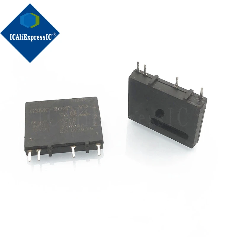 1 قطعة G3MC-202PL-VD-2 12VDC 2A 4 أقدام مرحل الحالة الصلبة