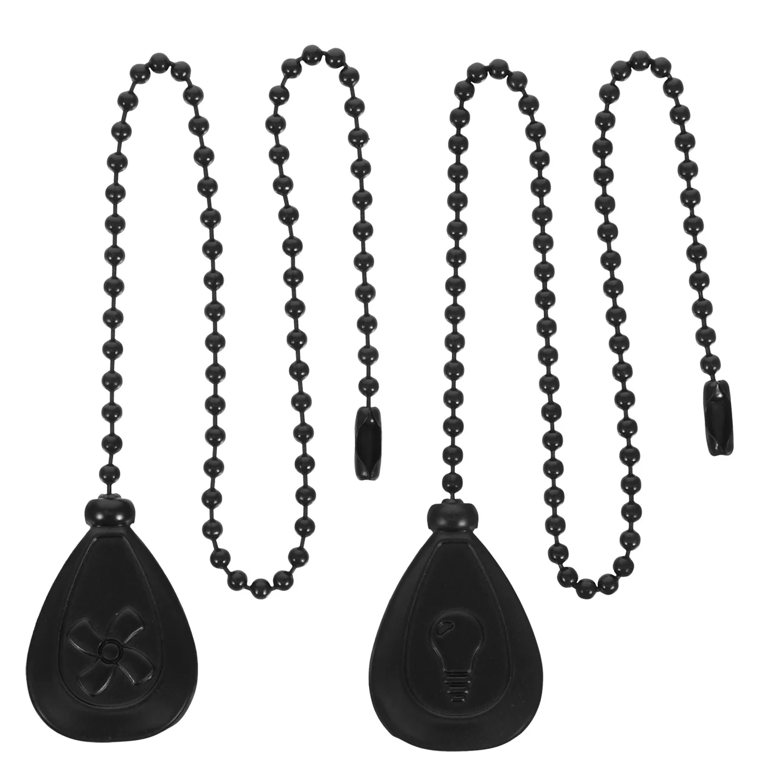 

2 шт. Декоративные цепочки-подвески для потолочного вентилятора, винтажные, с бусинами, удлинители для светильников