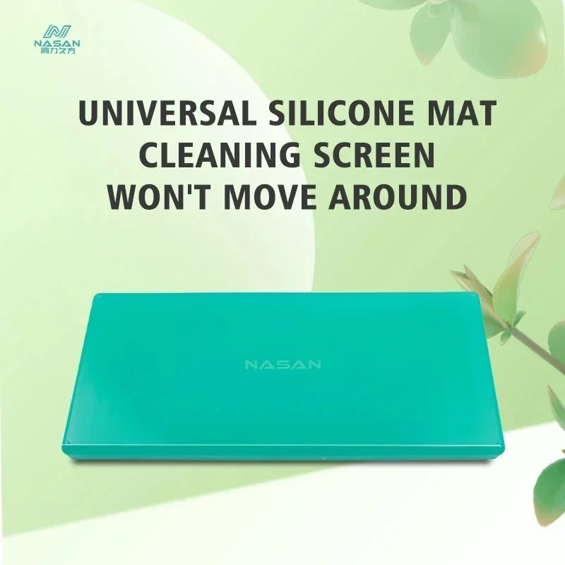 Nasan 7-inch Super Soft Wear-Resistant Magic Universal Silicone Pad For Mobile Phone (Flat/Curved) LCD Screen Laminating Pad