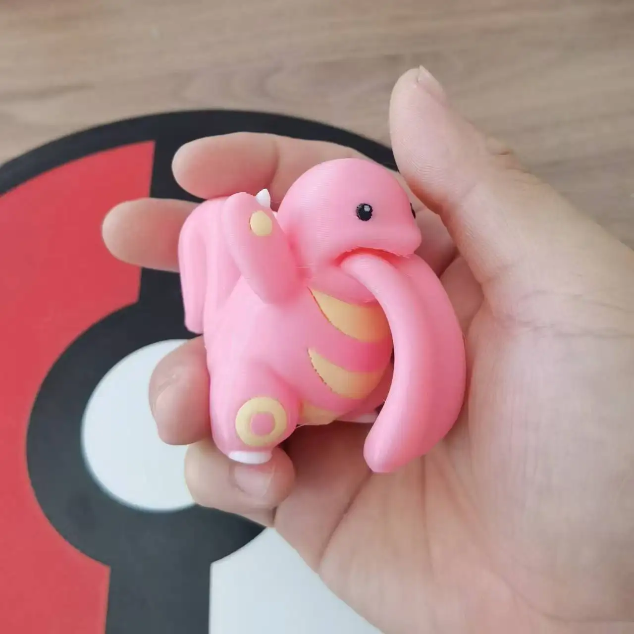 Pokemon Anime Figures Lickitung Proportion World 1:20 Diy 3d Printing Cute Cartoon Character Desktop Model Kids Birthday Gifts