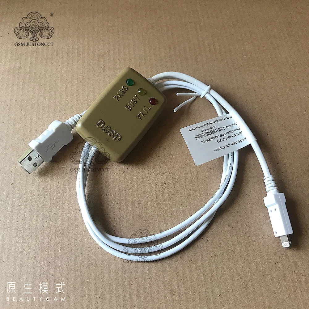 DCSD Alex Cable DCSD USB Cable for iPhone 6S-X, Serial Port Engineering Line, Enter the Purple Screen, Batch Operation, SysCfg