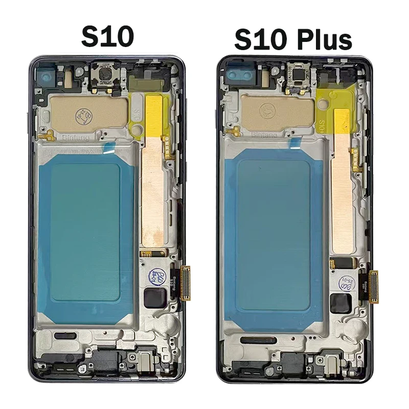 6,1 "calowy dla Samsung S10 G973F/DS G973U G973 SM-G973 LCD z ramką ekran dotykowy Digitizer zgromadzenie dla wyświetlacza SamsungS10 — zdjęcie produktu 5
