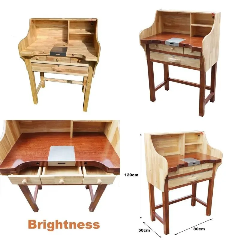 New Wooden Jewelry Workbench for Jeweler Making Tools