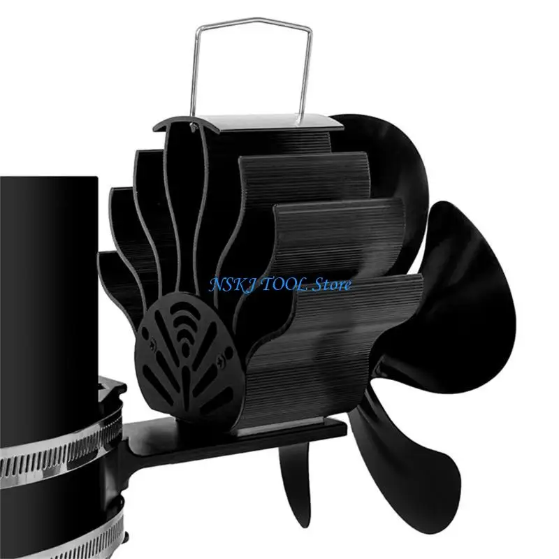 

L8RC Печь вентилятор без электричества, тихая работа для мирной атмосферы