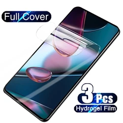 3PCS Hydrogel Film For Motorola One Action Fusion Plus Hyper Macro Vision Zoom Protective Film On Moto E 2020 Screen Protector