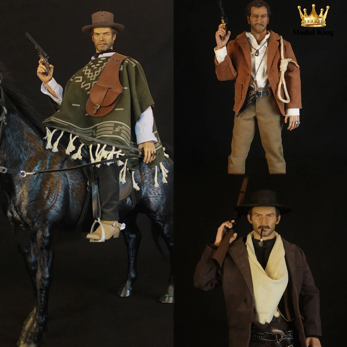 Collectible REDMAN TOYS 1/6 Scale The Western Cowboy RM042 GOOD RM043 BAD RM044 UGLY For 12'' Action Figure Body Model Toys