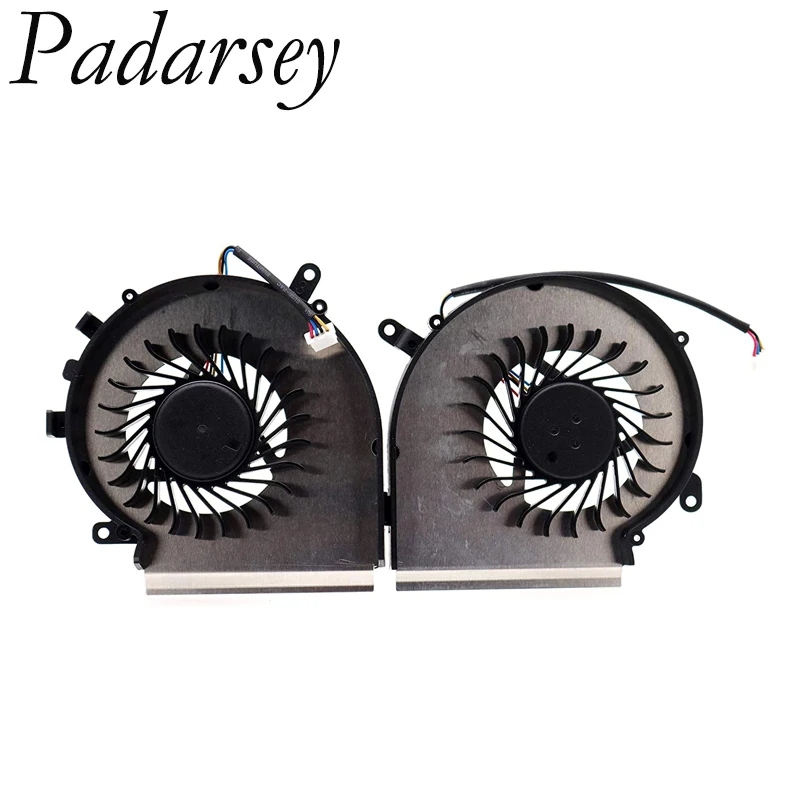 Pardarsey-ventilador de refrigeración de CPU con GPU, juego de enfriador de 4 pines para MSi GE62VR GE62VE GE72VR GP62VR GP62MVR GP72VR GL62M GL62VR MS-16JB