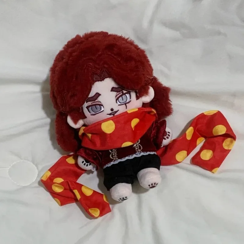 20cm Anime Gra Identity V Płaczący Klaun Cosplay Bawełniana Lalka Ciało z Uszami Ogonem Kolekcja Fanów Miękkie Pluszaki Figurki Zabawki Prezenty