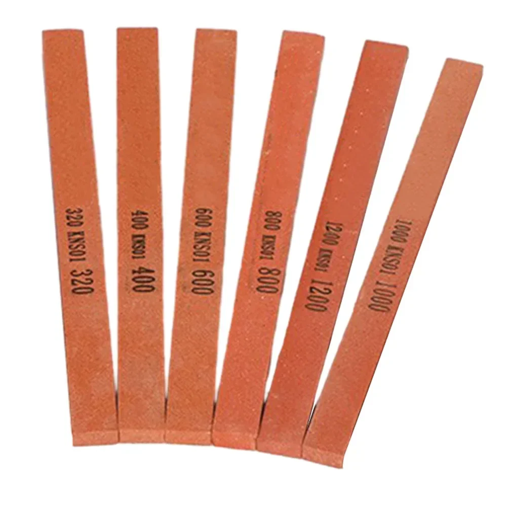 6pcs Sharpener Abrasives Polishing Grinding Stone Tools For Oilstone Abrasives Grinding Stone Tools 50x12x6mm Power Tool