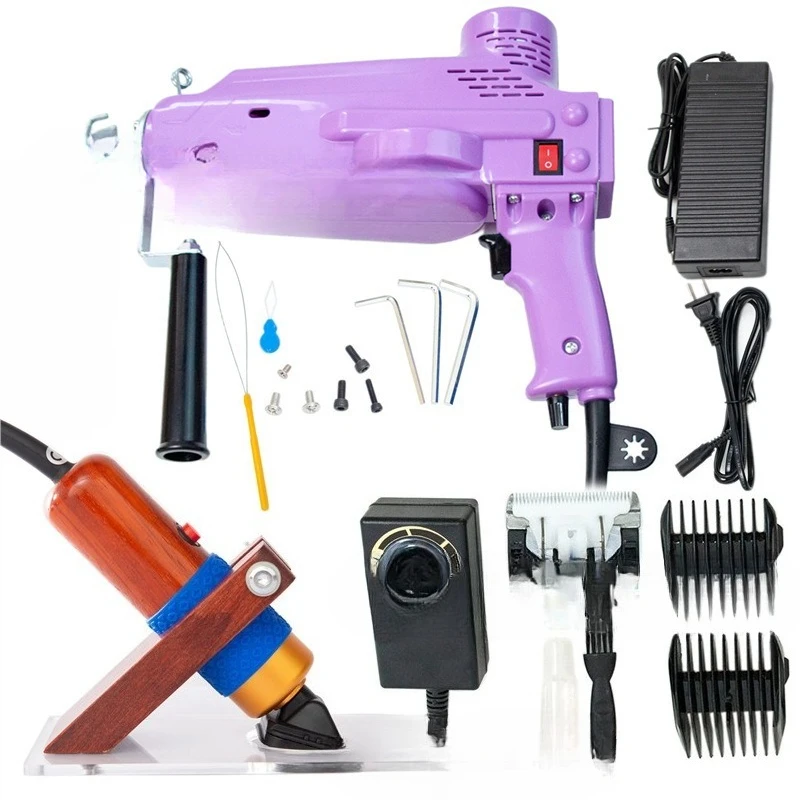 Carpet all-inclusive built-in motor carpet gun, tufted grab, electric push shears, bracket set