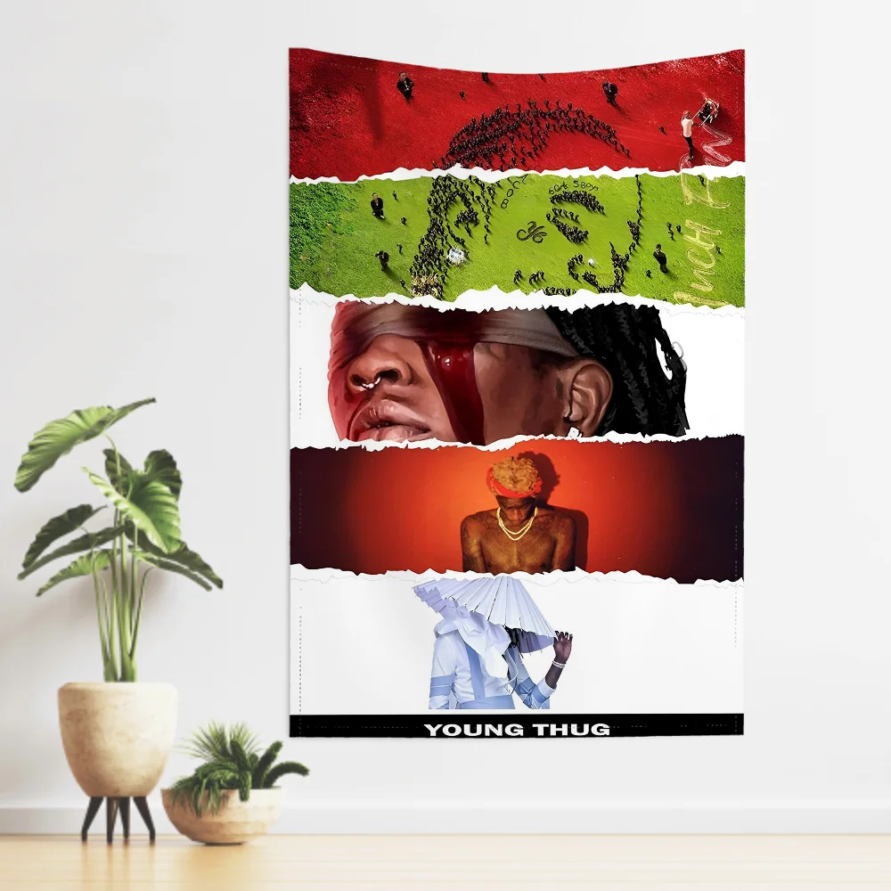 الشباب البلطجة البوب الهيب هوب الراب ستار نسيج غرفة ديكور قماش صوفي حفلة معلقة خلفية غرفة ديكور غرفة الطفل #3