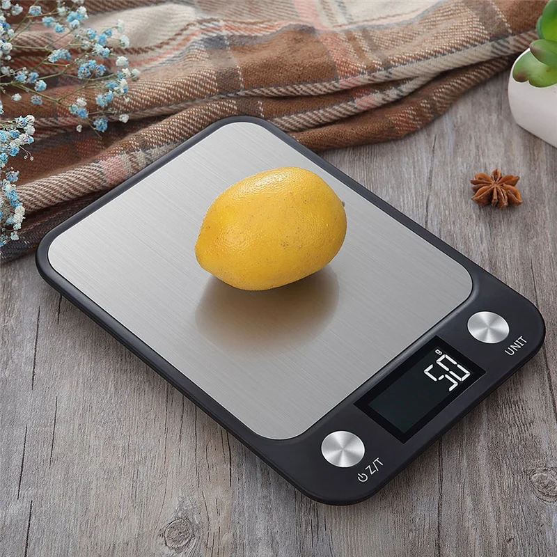 

ABPR-ED Display High Precision Household Kitchen Scale Electronic Scale Stainless Steel Scale Baking Electronic Scale