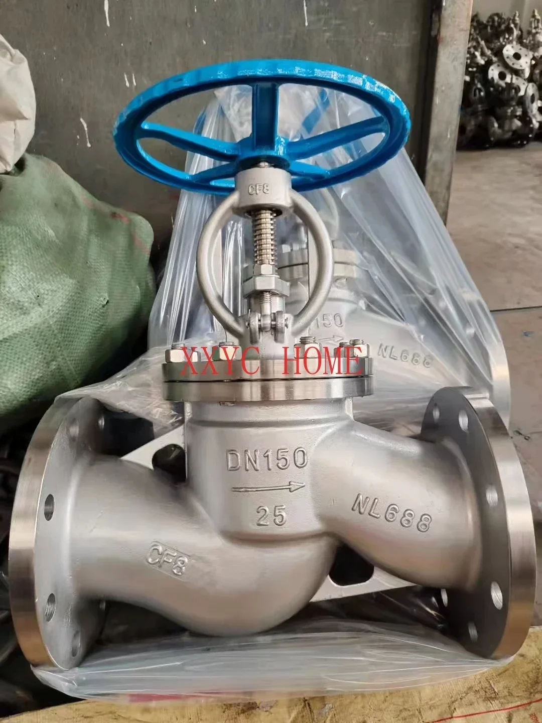 

304 stainless steel flange globe valve J41W-25P steam stainless steel globe valve PN25 J41H-25P