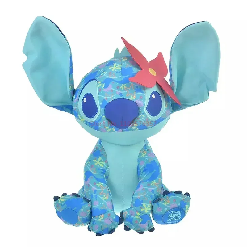 

Cartoon Lilo & Stitch 2024 Limited Edition Stitch Rose Doll Plush Toy Kawaii Comfort Doll Birthday Gift For Girls Genuine Disney