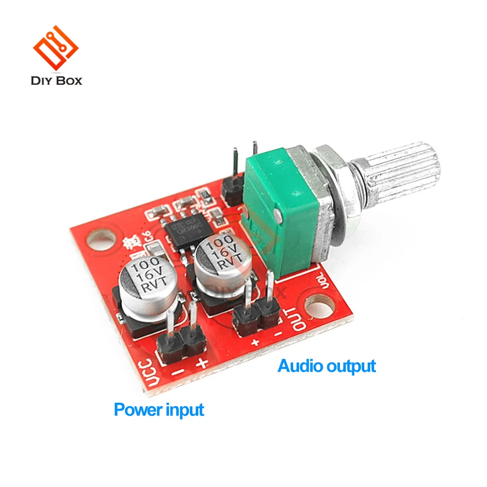 5 Stück DC4-12V LM386 Elektret-Mikrofonverstärker Mikrofon-Tonabnehmermodul Kann Kopfhörer und Kleine Lautsprecher Ansteuern – Detail 8