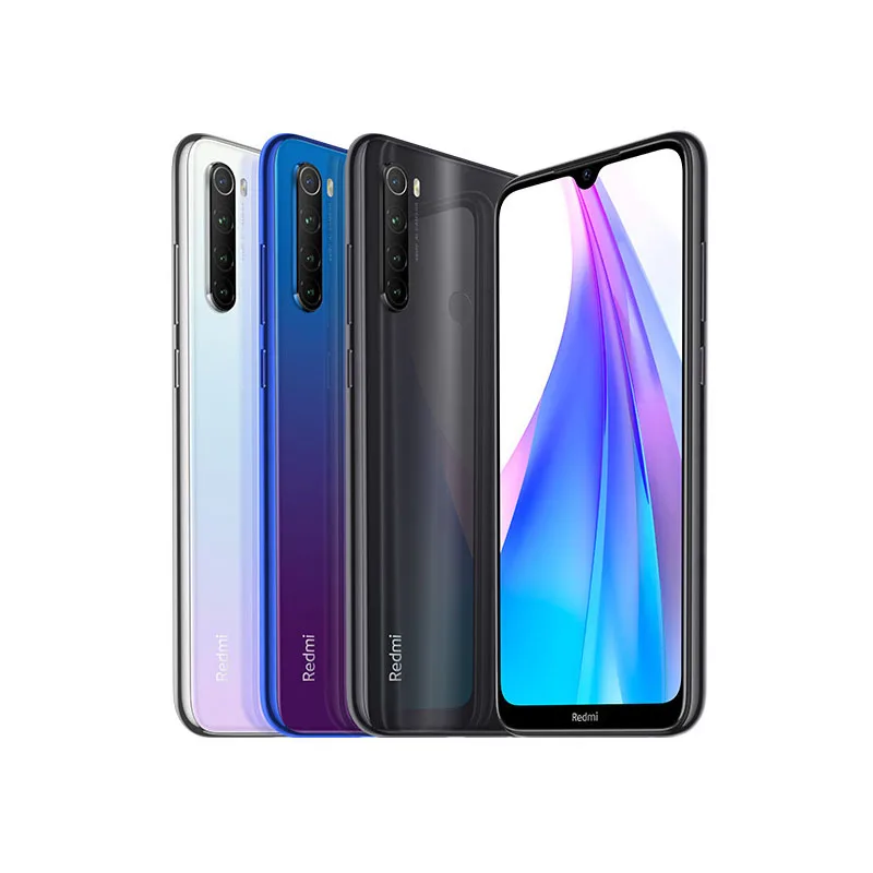 Smartphone Globale Firmware Xiaomi Redmi Note 8T 4G Qualcomm Snapdragon 665 Achterste Vingerafdruk 6.3-Inch 18W Gebruikte Telefoon Gebruikte Telefoon