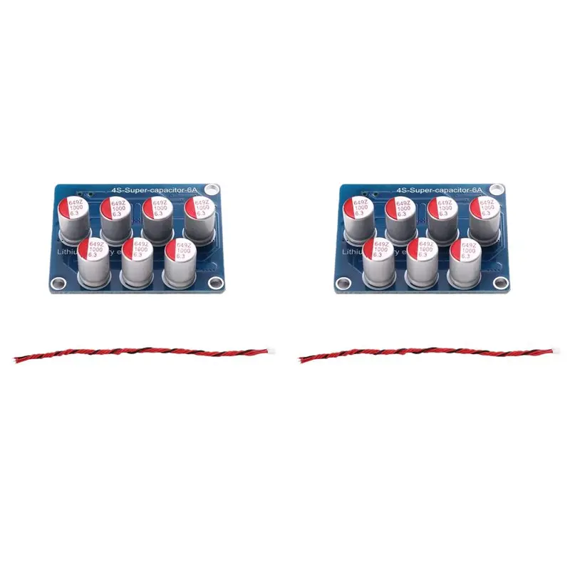 B-Est 2X 4S 6A Active Equalizer Lifepo4 Li- Lithium Battery Balancer Energy Transfer Balancing Board For 4 Strings 12V