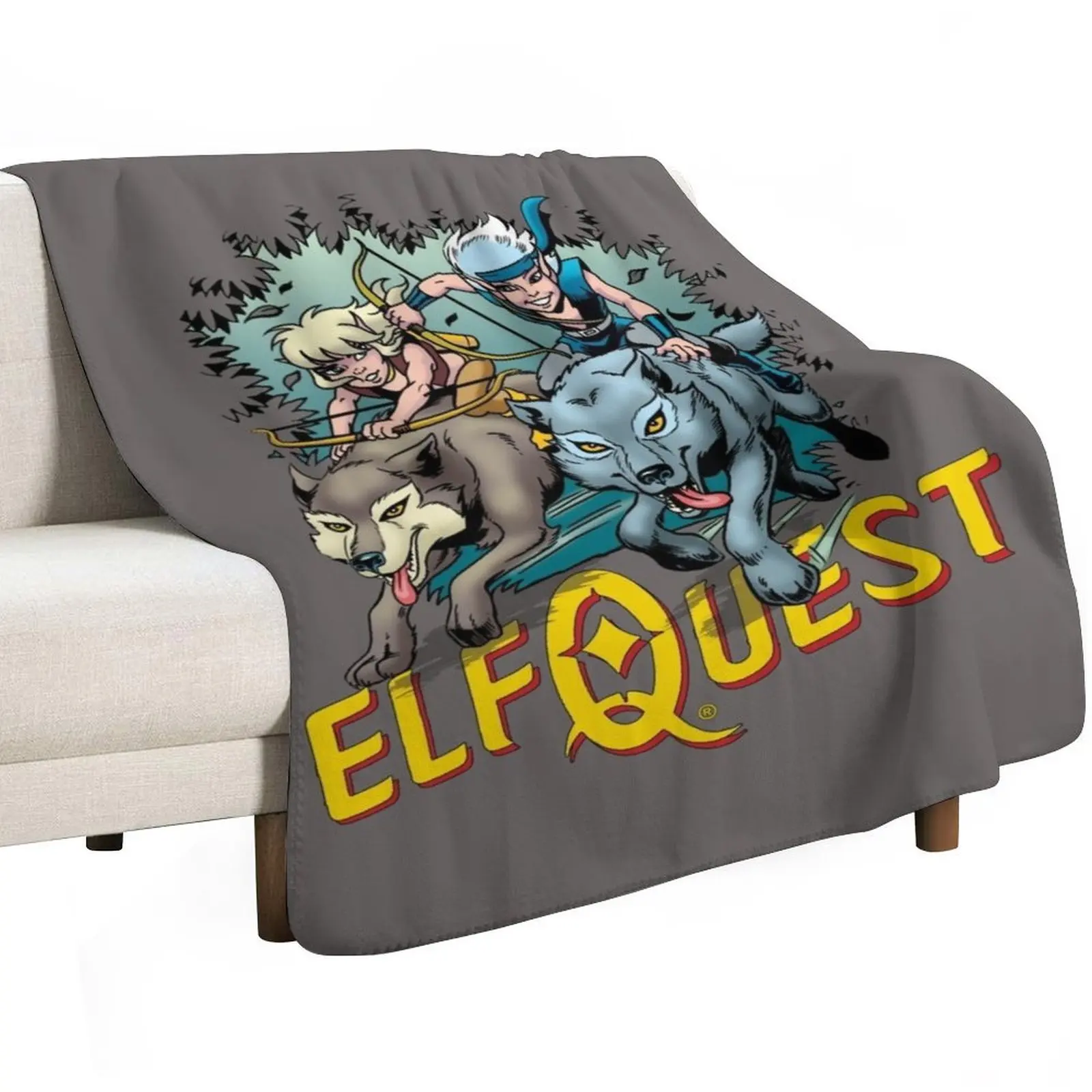 Young Cutter and Skywise Throw Blanket All Weather Soft Throw Blanket for Sofa