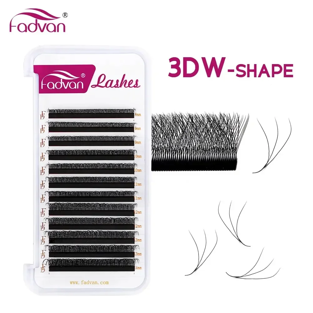 

Fadvan Eyelashes W 3D 4D 5D Eyelash Extension W Novelty Hybrid Volume Make-up