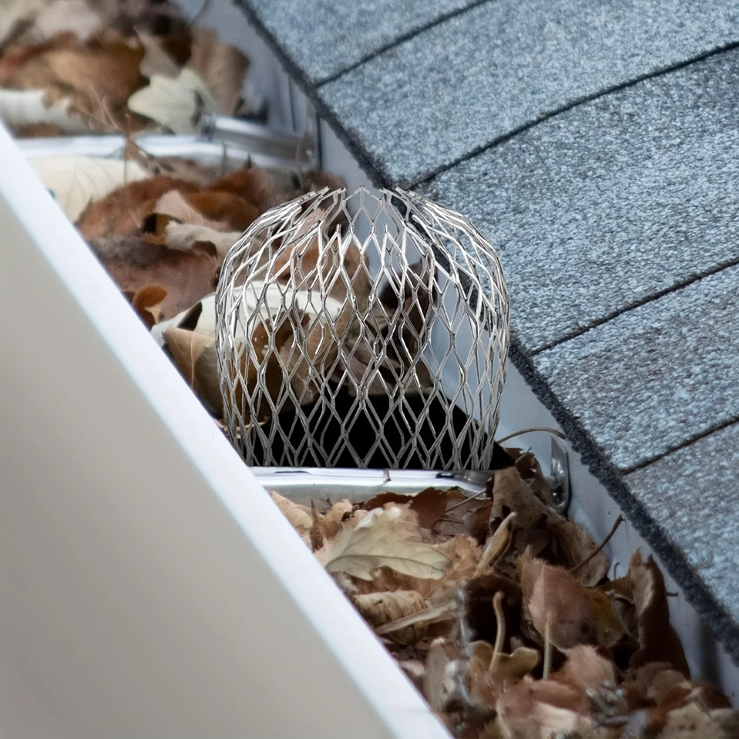 4pcs Gutters Filter Mesh Roof Sheet Net Gutter Guard Downspouts Filter Strainer Outdoor Drain Cover Gutter Cover