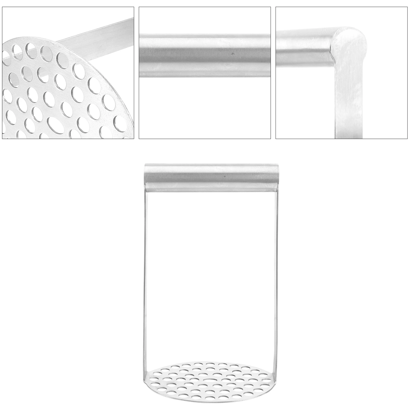 

Potato Ricer Vegetable Masher Stainless Steel Food Pressing Tool for Puree Fruit Gadget Daily Life