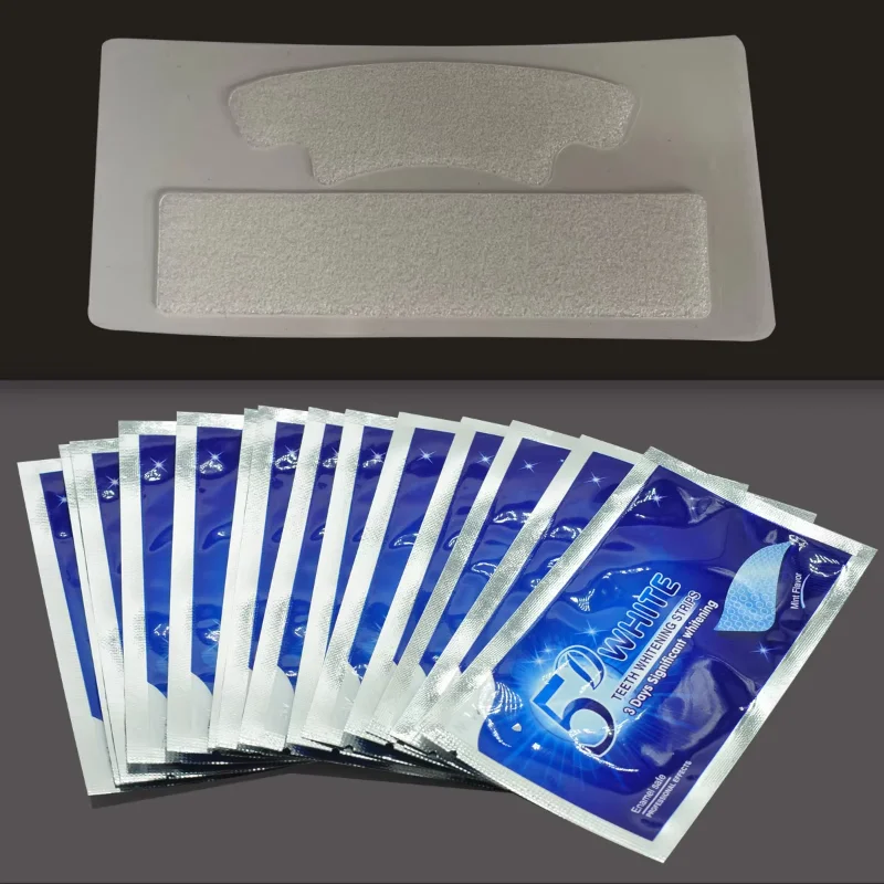 

7 пар 5D гелевых полосок для отбеливания зубов, полоски для ухода за полостью рта, виниры для вставных зубов, гель для отбеливания зубов, стоматологические виниры