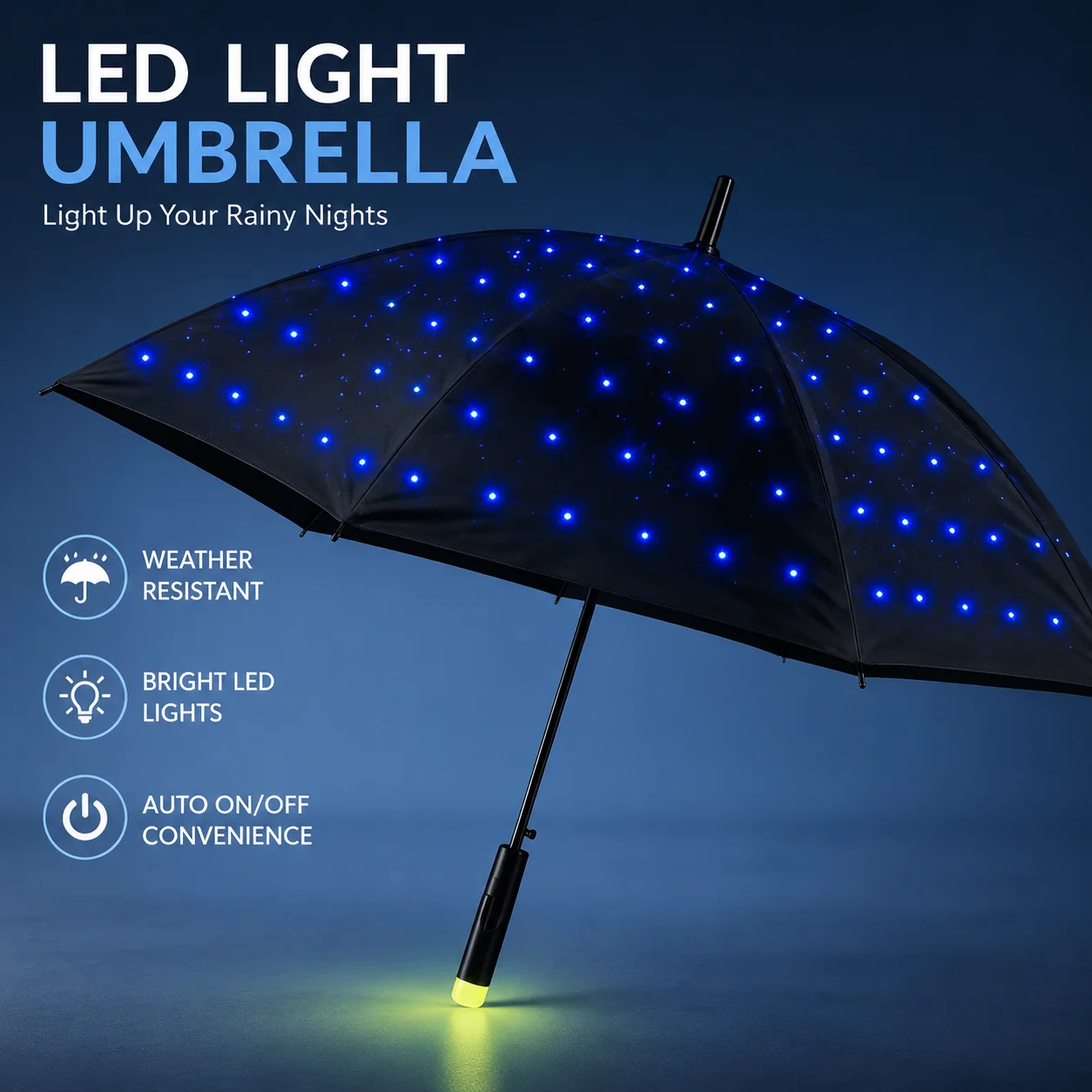 Trendy LED Glowing Umbrella wi - огляд і ціна Photography Umbrella Lights