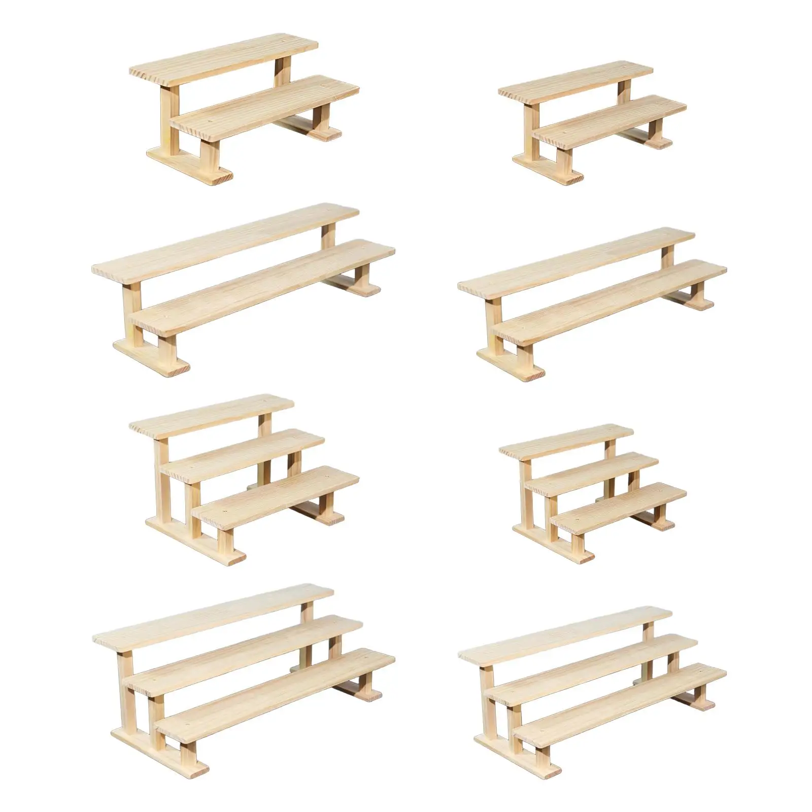 Figure Display Stand Storage Shelf Organization Tiered Perfume Organizer Cupcake Stand for Jewelry Mini Figurines Countertop